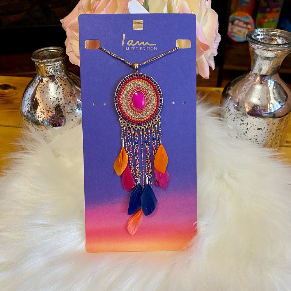 I Am Jewerly Colorful Tassel Necklace